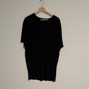 Tommy John Black Second Skin Sleep Pocket Tee